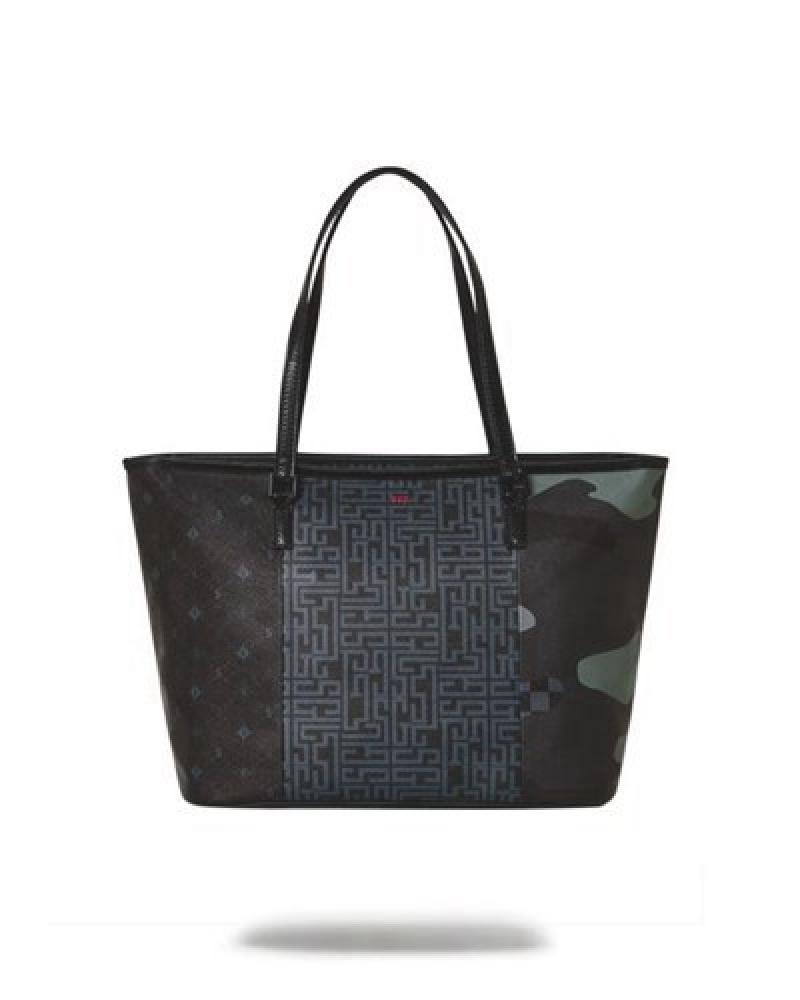 Black Sprayground 3am The Trilogy Handbag | 96028-ERQK