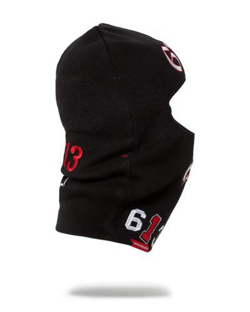 Black Sprayground 613 Mean & Clean Ski Masks | 71805-YPAB