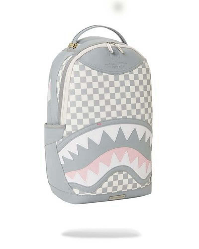 Black Sprayground Air To The Throne Jetset (Dlxv) Backpacks | 76510-ZVWM