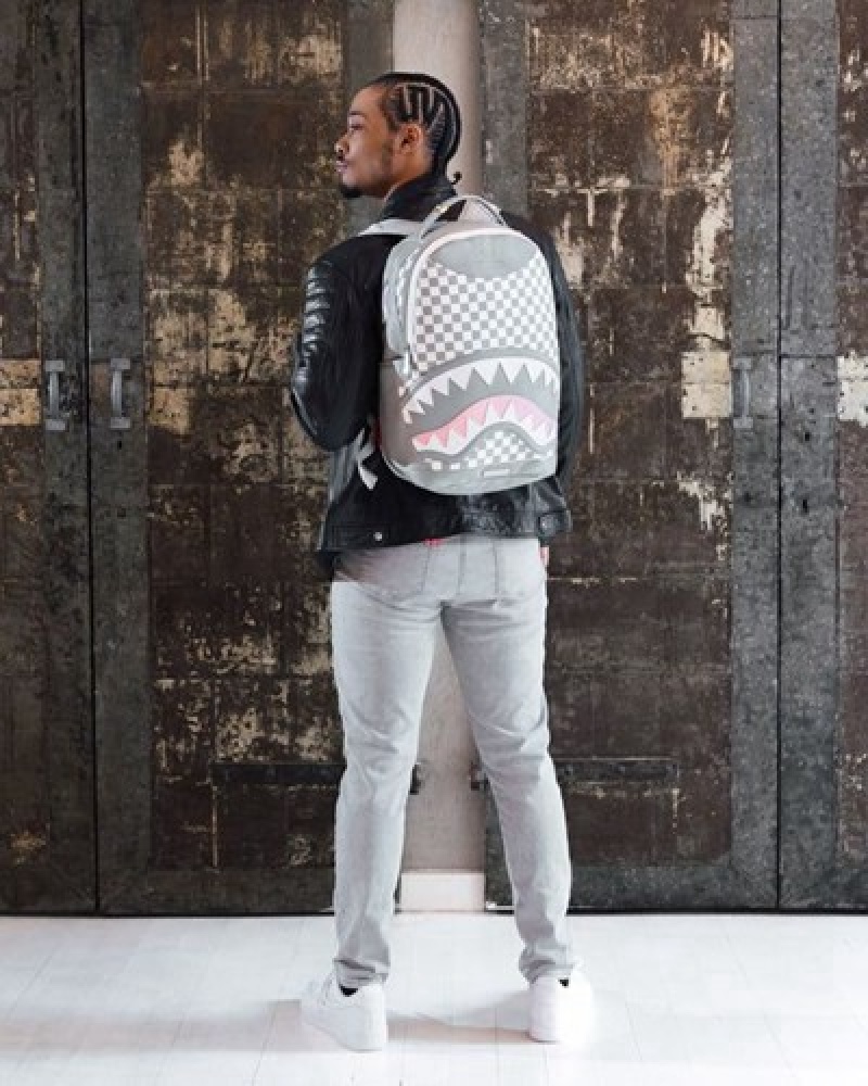 Black Sprayground Air To The Throne Jetset (Dlxv) Backpacks | 76510-ZVWM