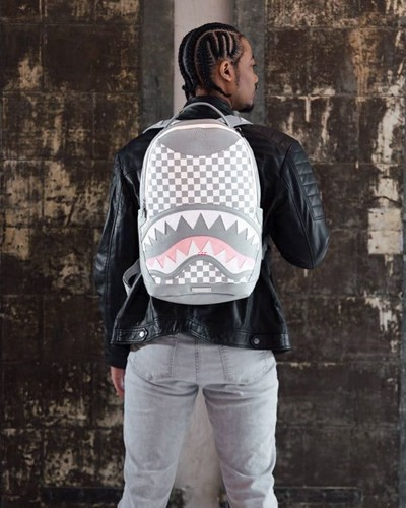 Black Sprayground Air To The Throne Jetset (Dlxv) Backpacks | 76510-ZVWM