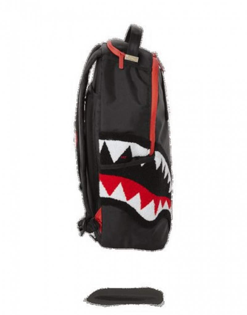 Black Sprayground Alien Shark (One Of One) Backpacks | 20437-LBUX