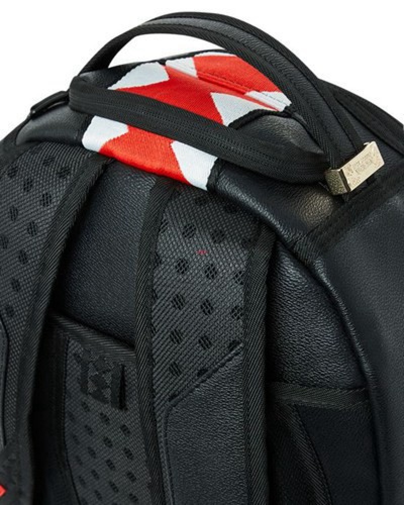 Black Sprayground All Chewed Up (Dlxv) Backpacks | 41689-LMYC