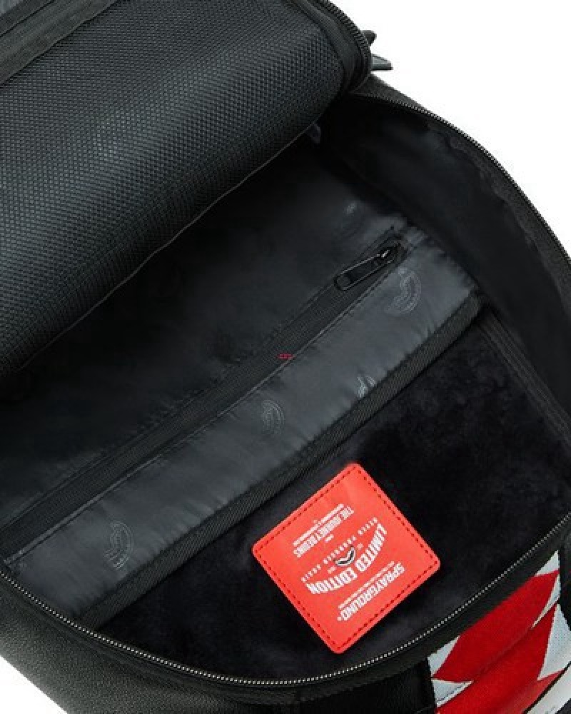 Black Sprayground All Chewed Up (Dlxv) Backpacks | 41689-LMYC