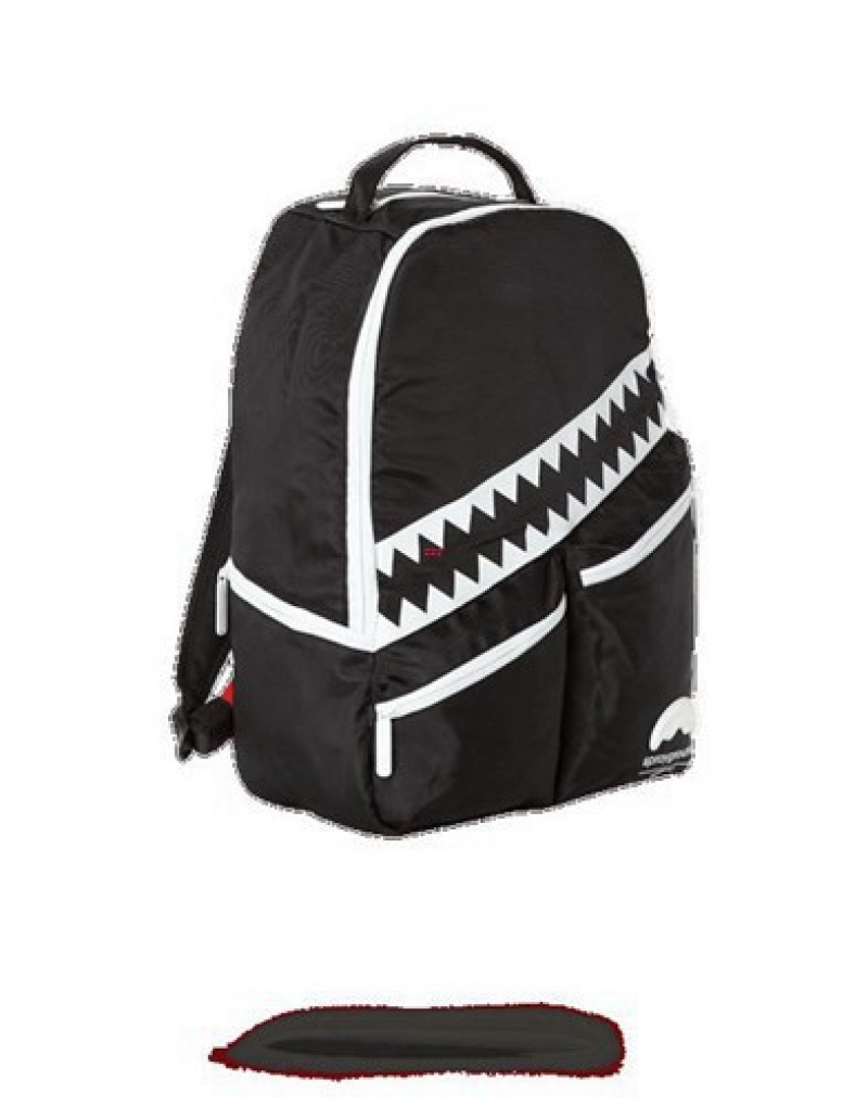 Black Sprayground All Day Backpacks | 53670-WPGU