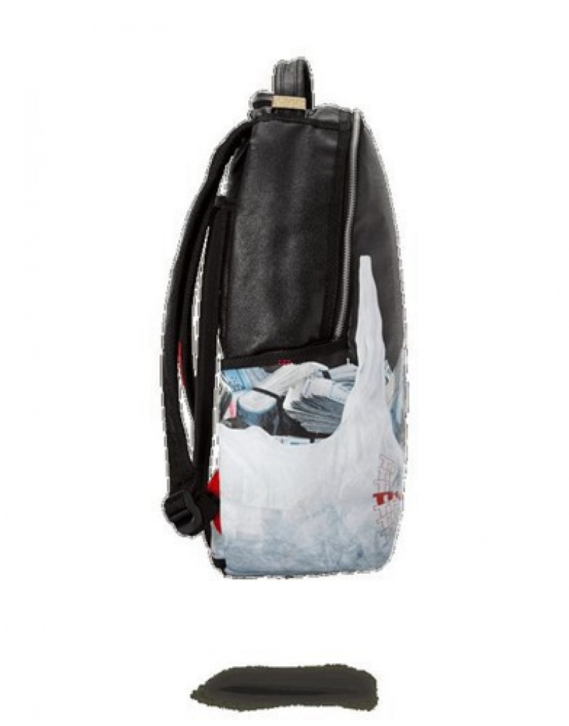 Black Sprayground Bodega Rolls Backpacks | 14925-SKAN