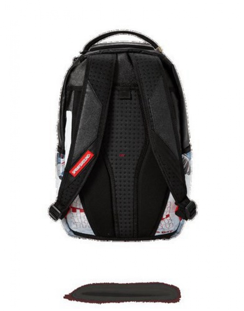 Black Sprayground Bodega Rolls Backpacks | 14925-SKAN