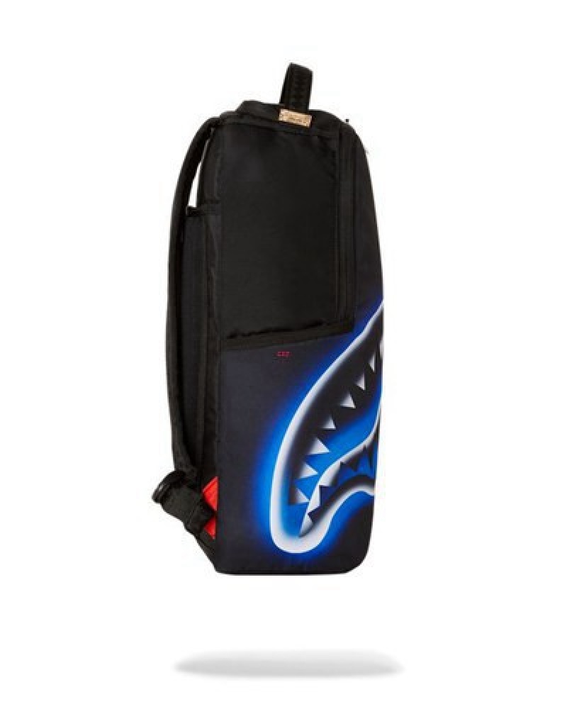 Black Sprayground Casper Ghostly Nights Backpacks | 23104-NTGF