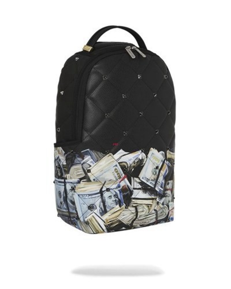 Black Sprayground Cayman Islands Backpacks | 67248-BCVE