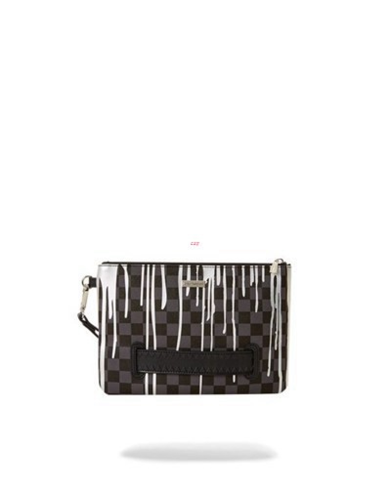 Black Sprayground Chateau Ghost Crossover Clutch Bag | 73891-IRXQ