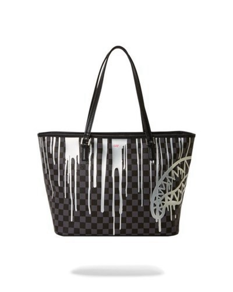 Black Sprayground Chateau Ghost Handbag | 52407-TUZX