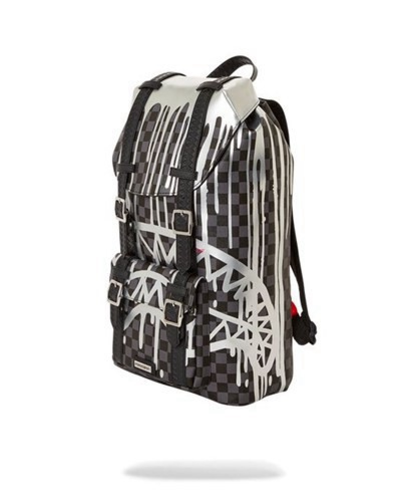 Black Sprayground Chateau Ghost Hills Backpacks | 94128-CQIO