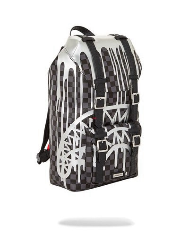 Black Sprayground Chateau Ghost Hills Backpacks | 94128-CQIO