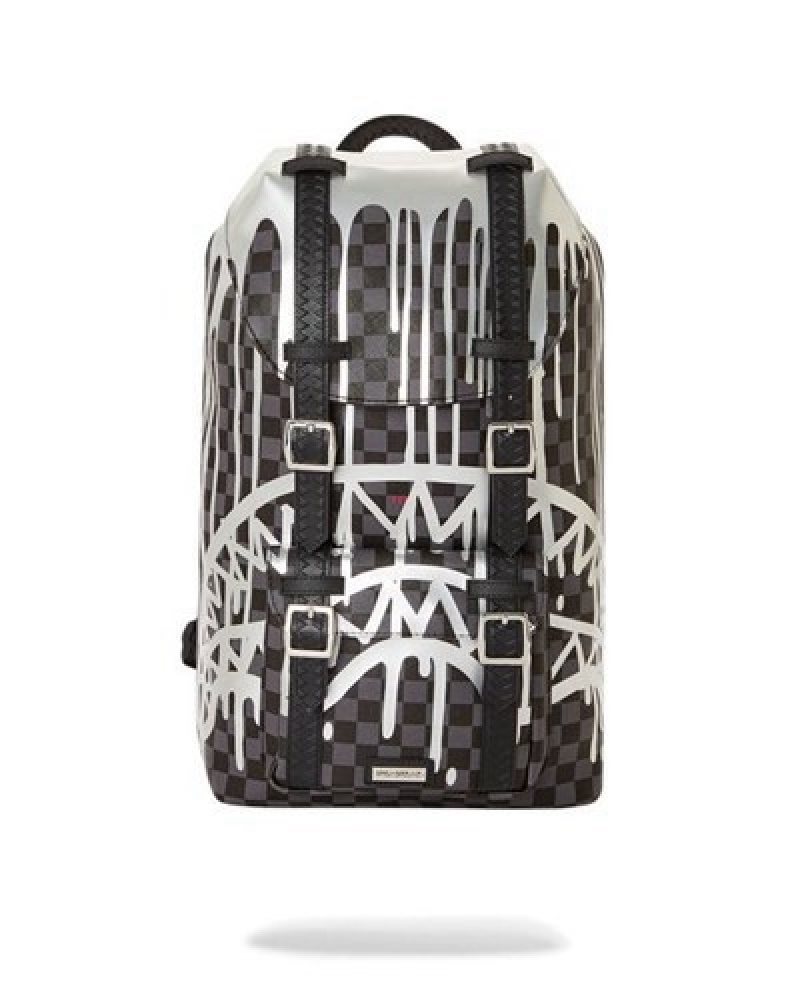 Black Sprayground Chateau Ghost Hills Backpacks | 94128-CQIO