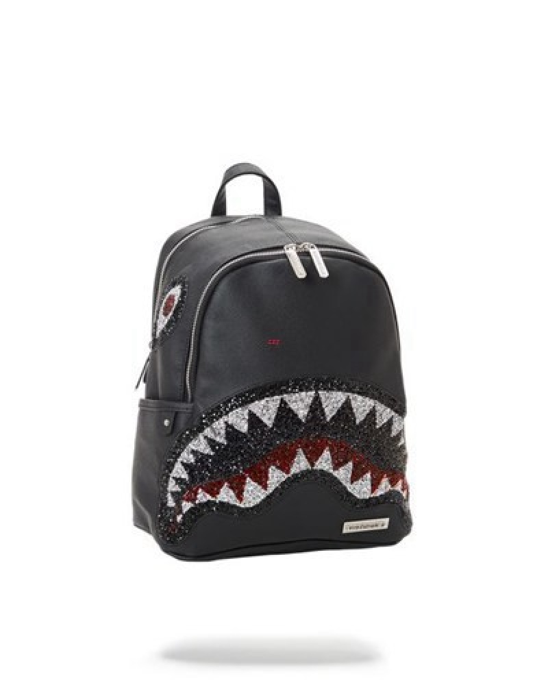 Black Sprayground Clearcut Savage Backpacks | 20761-HQUT