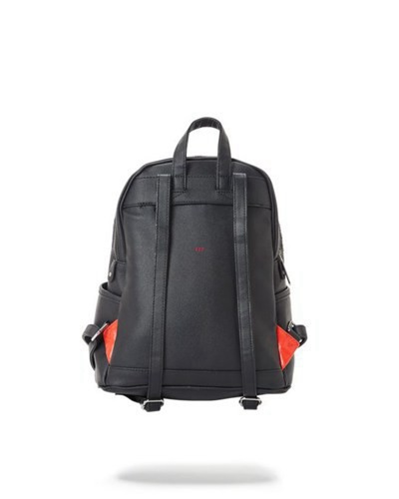 Black Sprayground Clearcut Savage Backpacks | 20761-HQUT