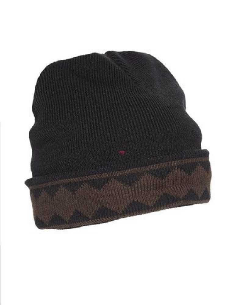 Black Sprayground Core (Brown) Beanie | 03146-WLSI