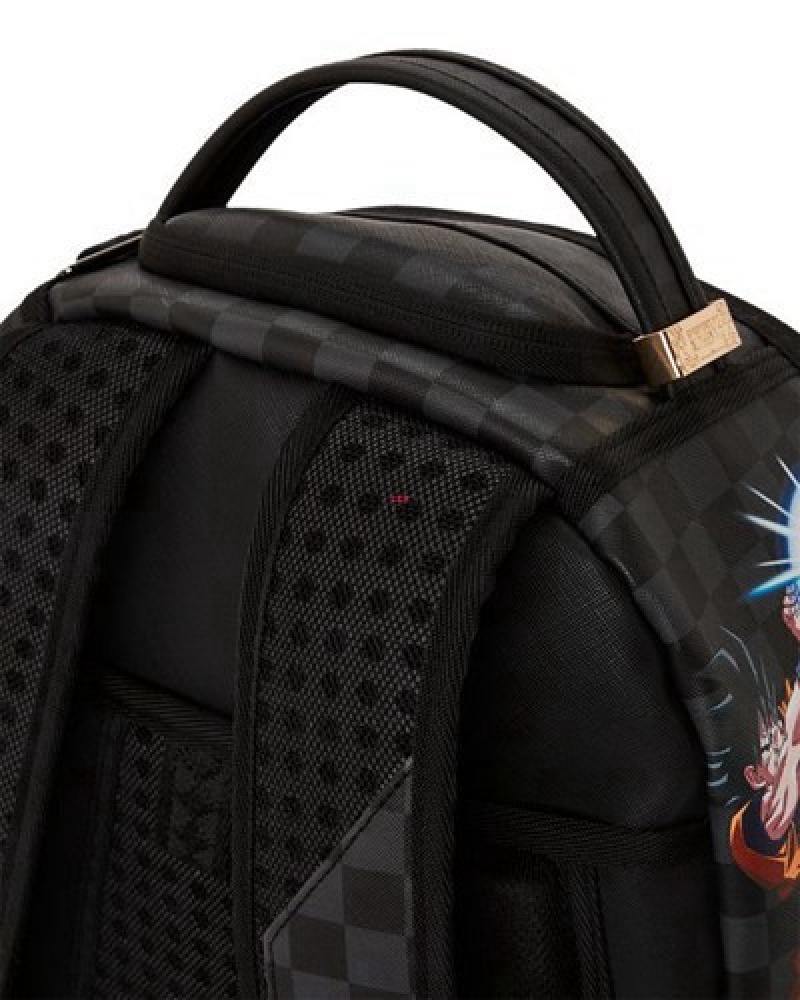 Black Sprayground Dragon Ball Z Neon Trip (Dlxv) Backpacks | 48053-SLZG