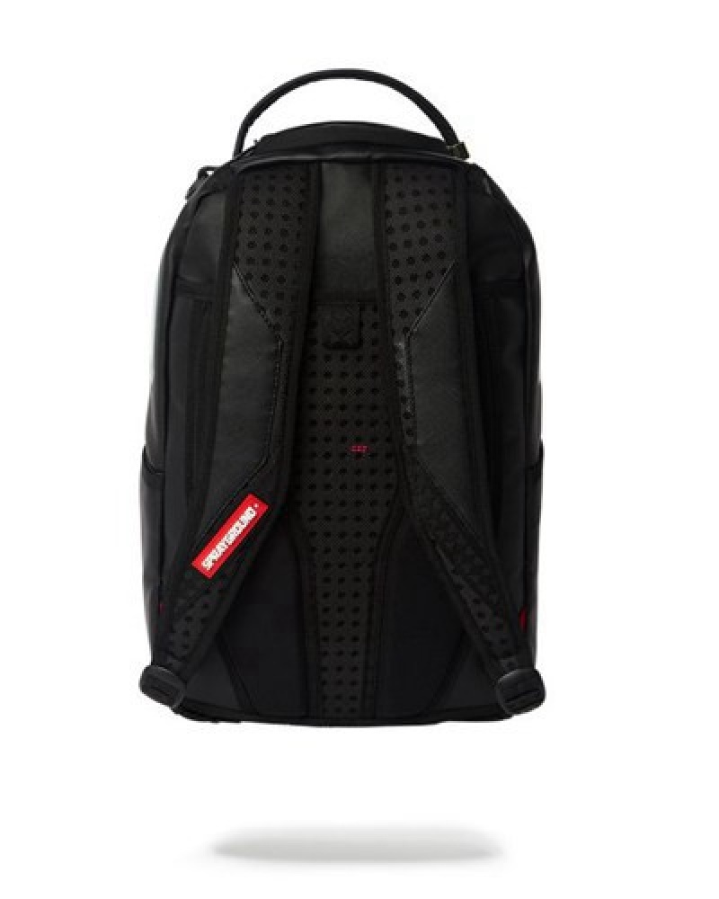 Black Sprayground Formula 1 Official Race Team (Dlxv) Backpacks | 10536-URSM