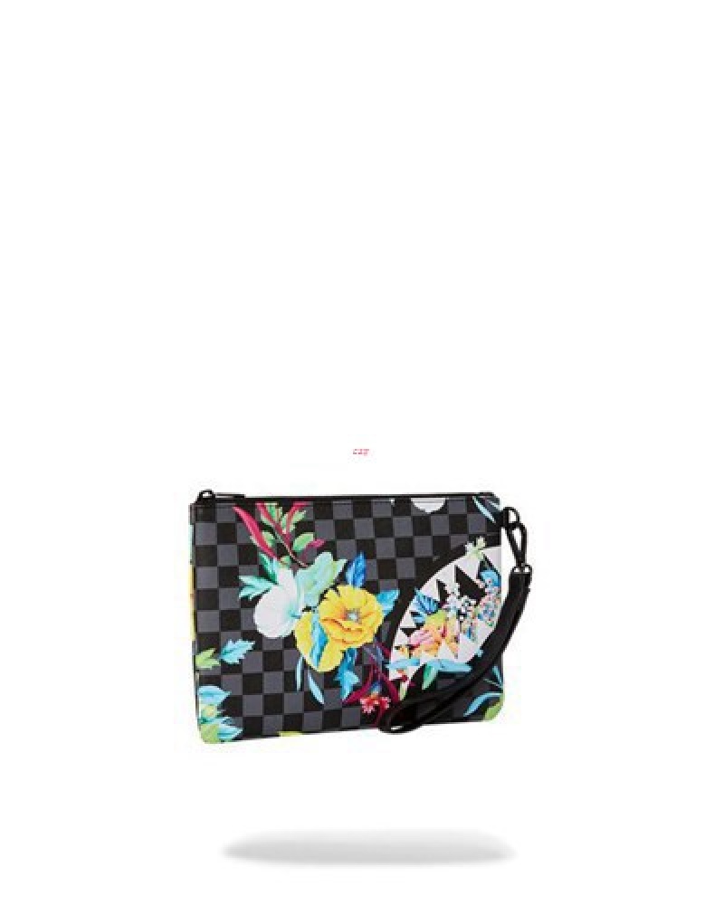 Black Sprayground Gala After Party Cross-over Clutch Bag | 81264-EZAU