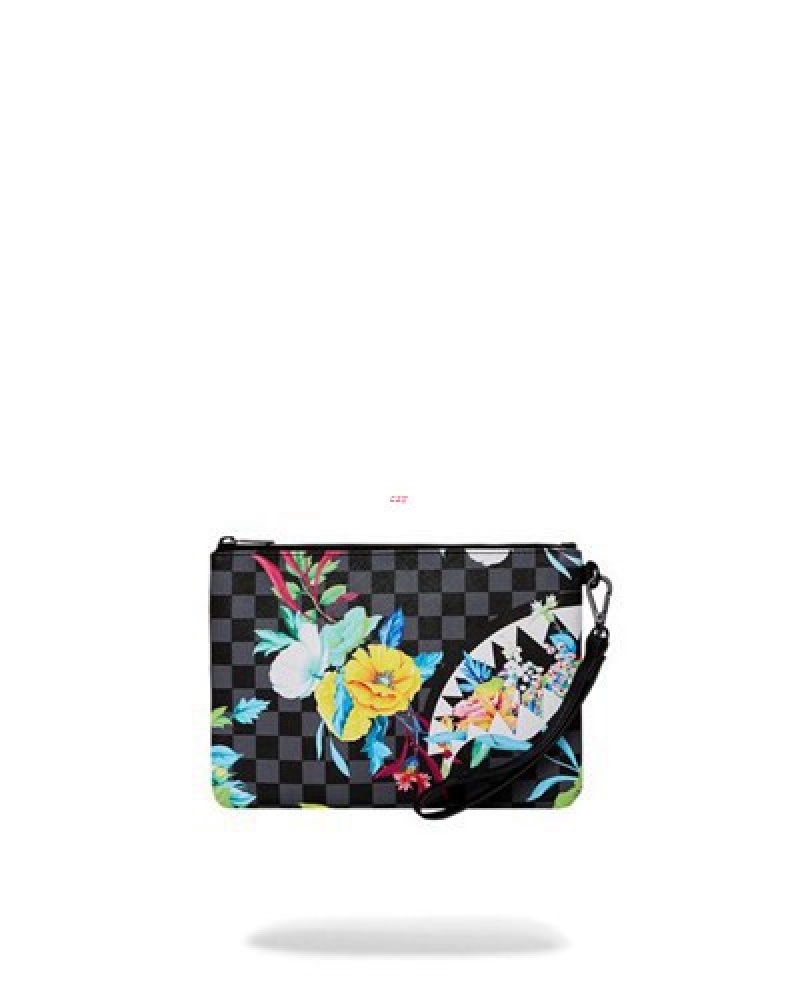 Black Sprayground Gala After Party Cross-over Clutch Bag | 81264-EZAU