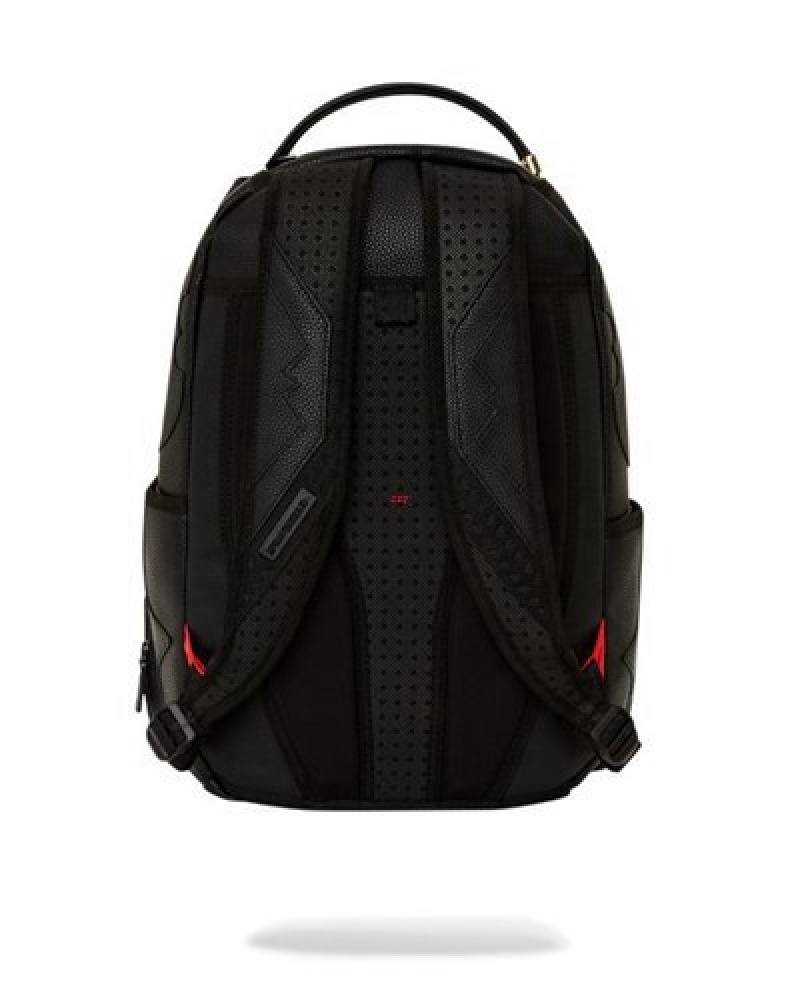 Black Sprayground Heavy Metal Shark (Dlxv) Backpacks | 60249-IDTS