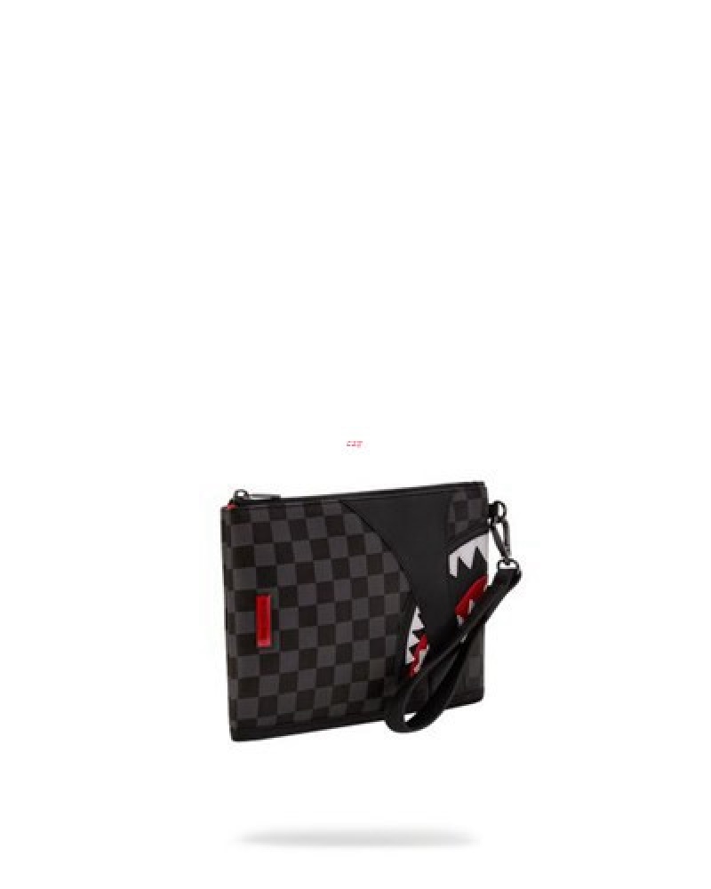 Black Sprayground Henny Aiir To The Throne Crossover Clutch Bag | 94571-SXFL