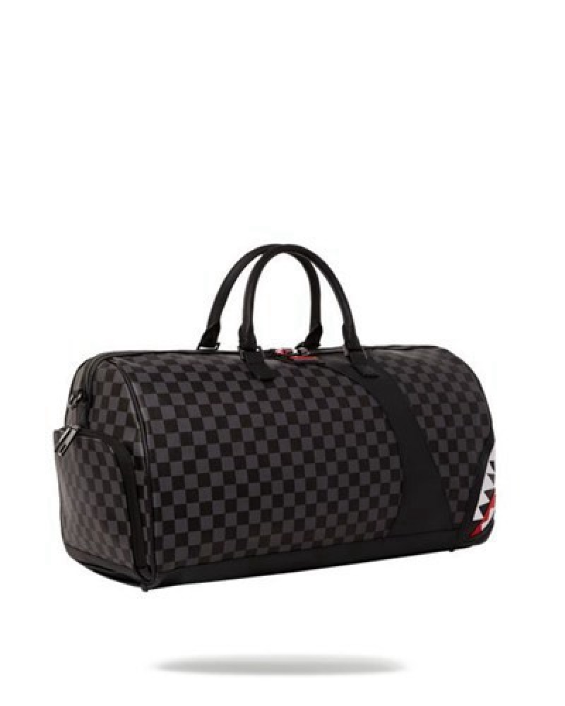 Black Sprayground Henny Aiir To The Throne Duffle Bags | 93764-KLOW