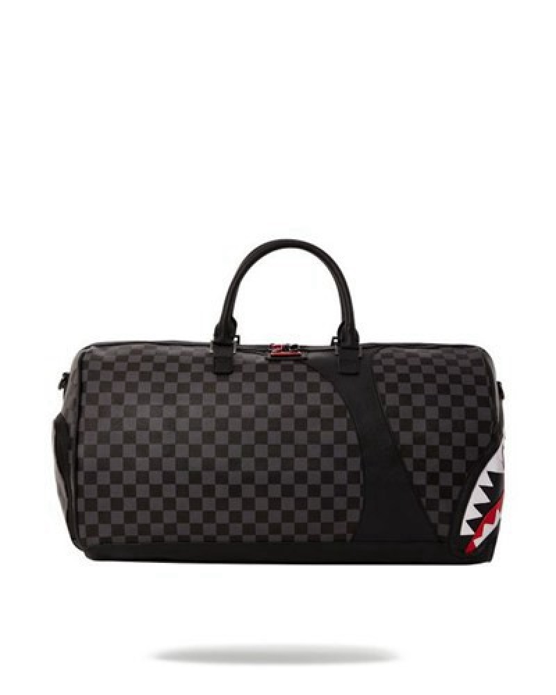 Black Sprayground Henny Aiir To The Throne Duffle Bags | 93764-KLOW