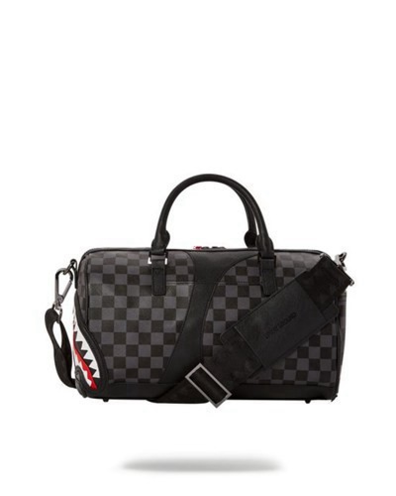 Black Sprayground Henny Aiir To The Throne Mini Duffle Bags | 02459-GFOP