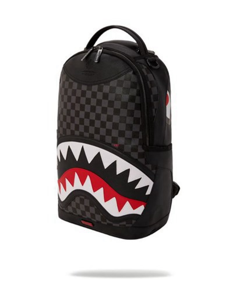 Black Sprayground Henny Aiir To The Throne (Dlxv) Backpacks | 39764-LPCA