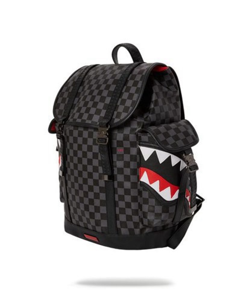 Black Sprayground Henny Aiir To The Throne Monte Carlo Backpacks | 29087-JGYC