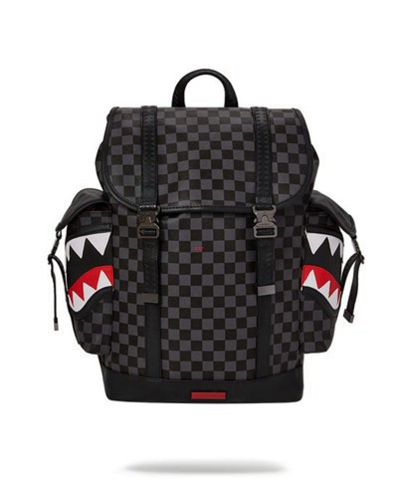 Black Sprayground Henny Aiir To The Throne Monte Carlo Backpacks | 29087-JGYC