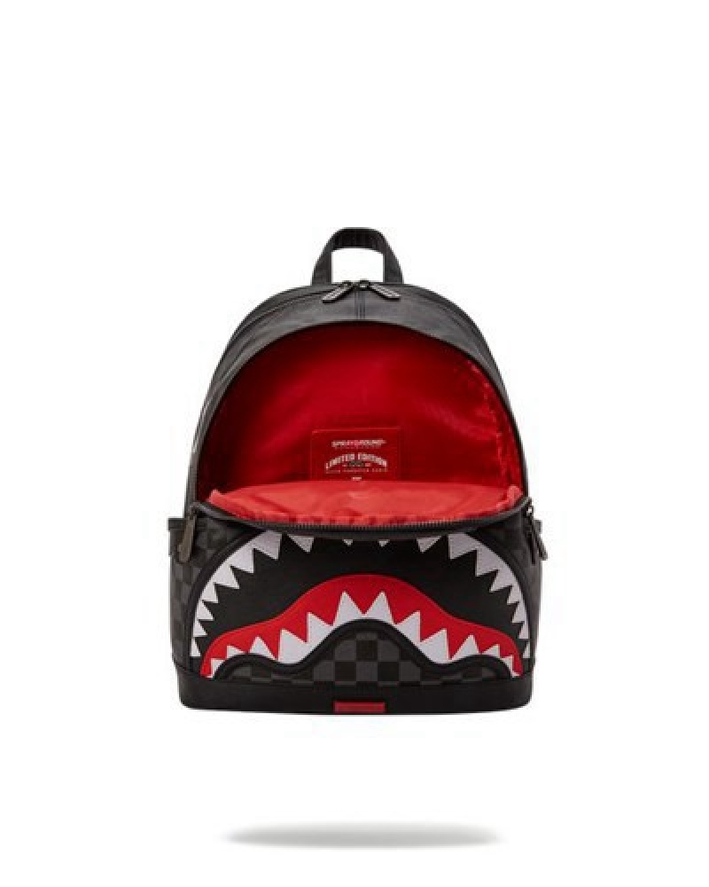 Black Sprayground Henny Aiir To The Throne Savage Backpacks | 39012-XEBS