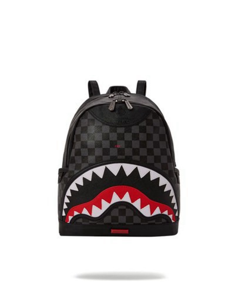 Black Sprayground Henny Aiir To The Throne Savage Backpacks | 39012-XEBS