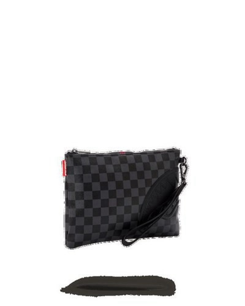 Black Sprayground Henny Crossover Clutch Bag | 91685-TBLO