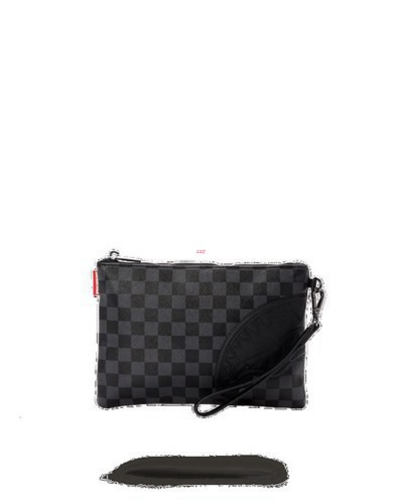 Black Sprayground Henny Crossover Clutch Bag | 91685-TBLO