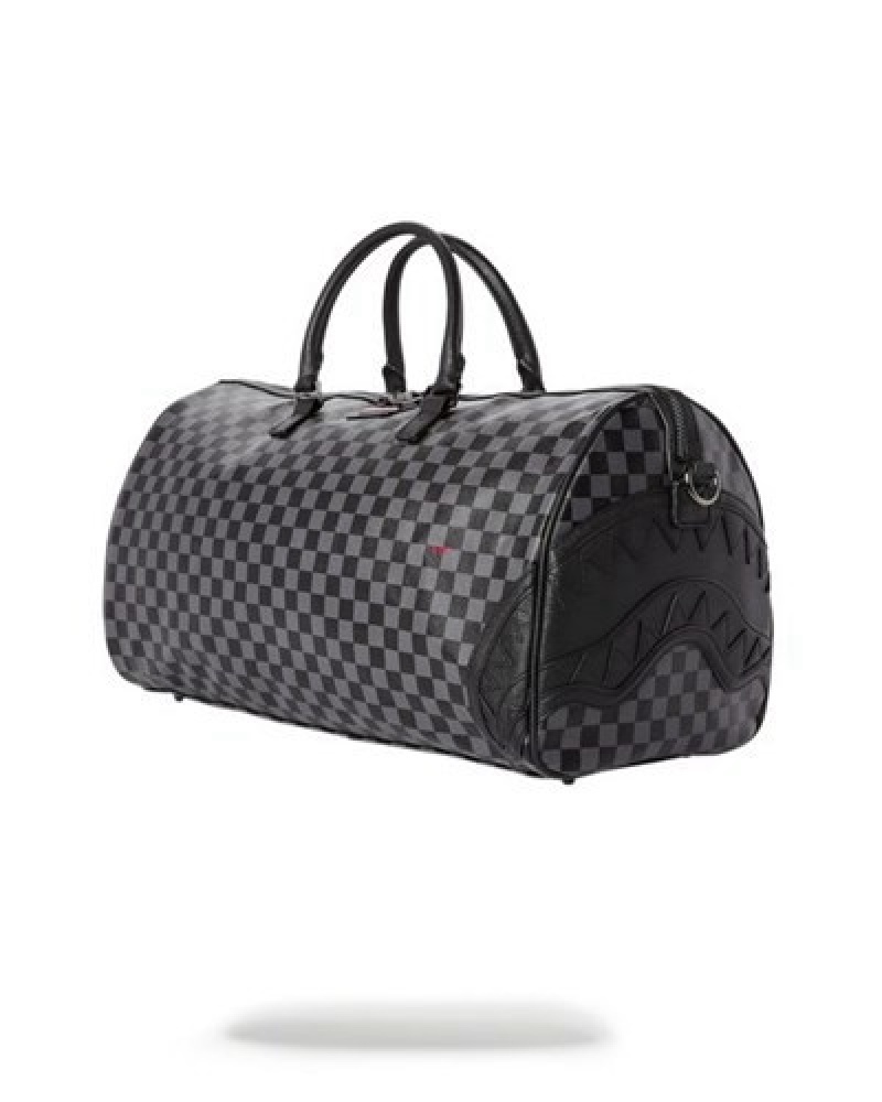 Black Sprayground Henny Duffle Bags | 64183-IKMB