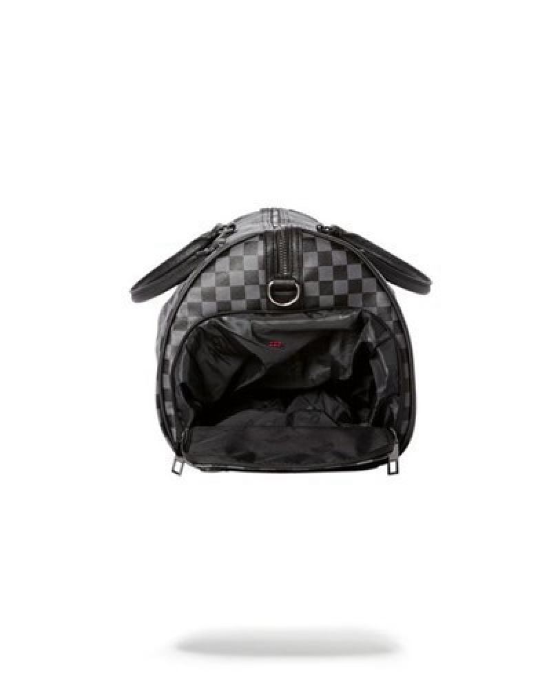 Black Sprayground Henny Duffle Bags | 64183-IKMB