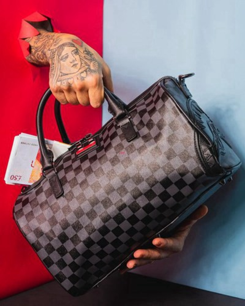 Black Sprayground Henny Mini Duffle Bags | 30278-NQET