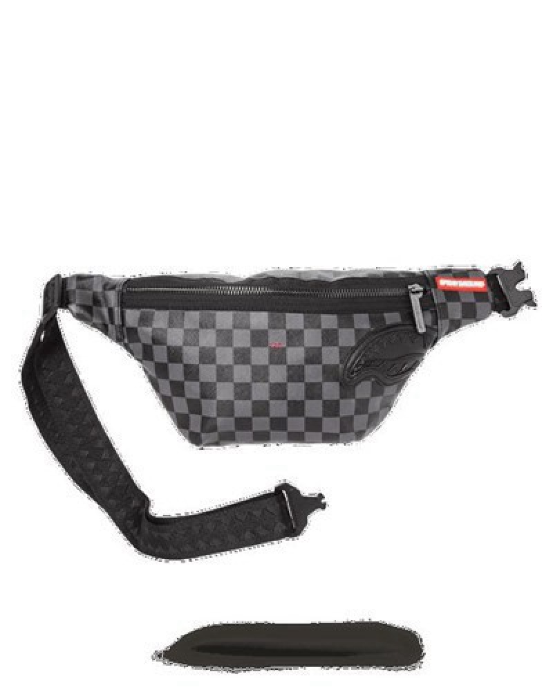 Black Sprayground Henny Savvy Crossbody Bags | 18274-UMCS