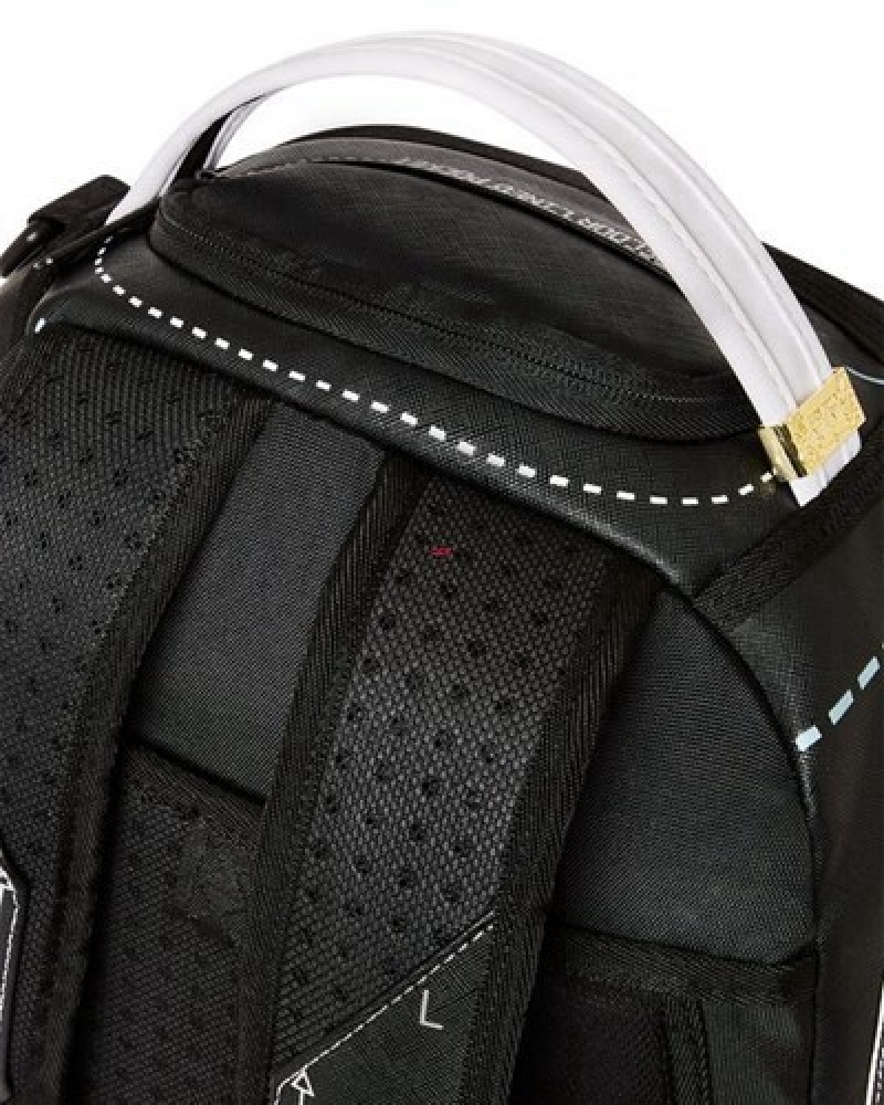 Black Sprayground High Tech (Dlxv) Backpacks | 94816-YFQK