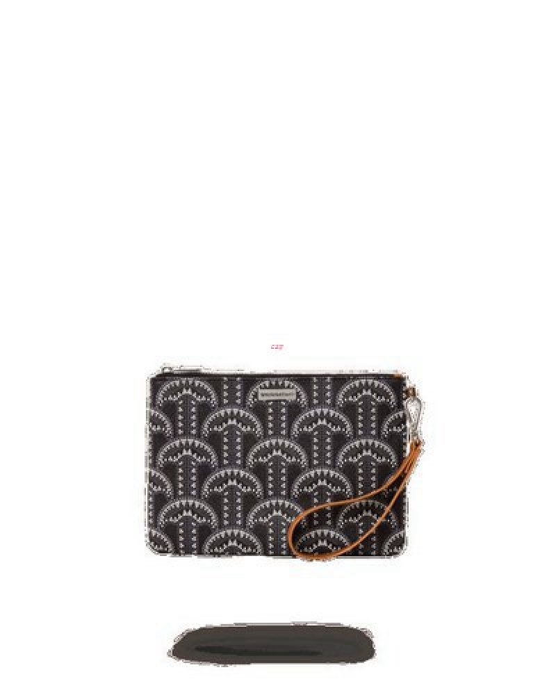 Black Sprayground Illuchains Crossover Clutch Bag | 65194-PULZ