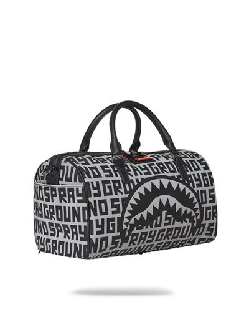 Black Sprayground Infiniti 3m Mini Duffle Bags | 82406-CSQE