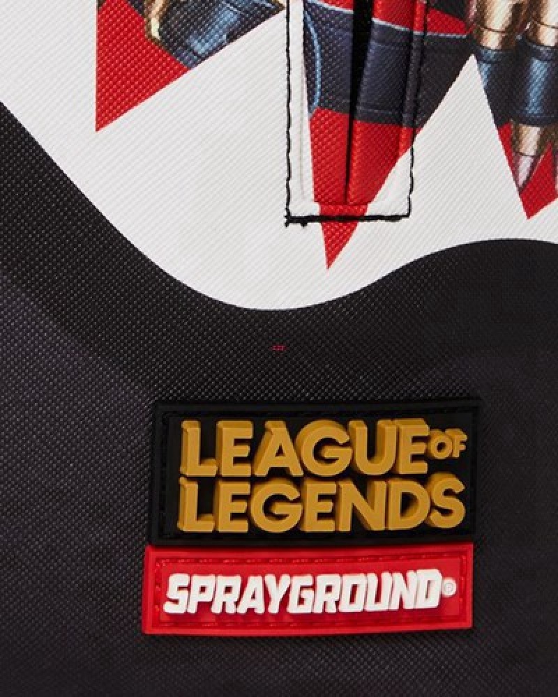 Black Sprayground League Of Legends Jinx (Dlxv) Backpacks | 82754-KSZG