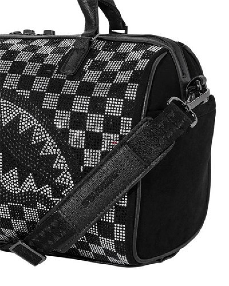 Black Sprayground Light Years Ahead Mini Duffle Bags | 38269-DYRI