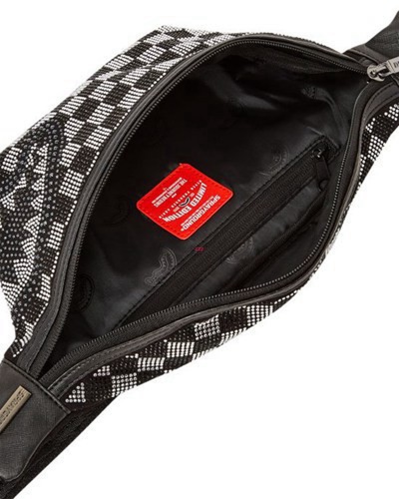 Black Sprayground Light Years Ahead Savvy Crossbody Bags | 13045-ZRWK