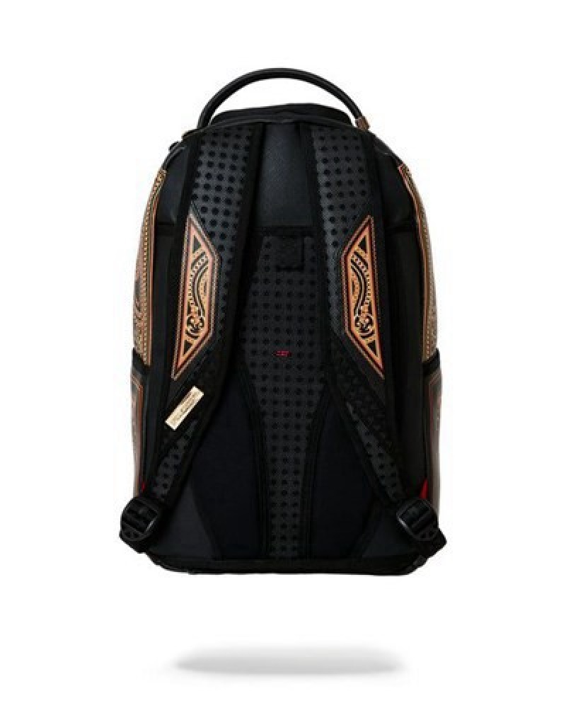 Black Sprayground Luck You (Dlxv) Backpacks | 07643-HFLU