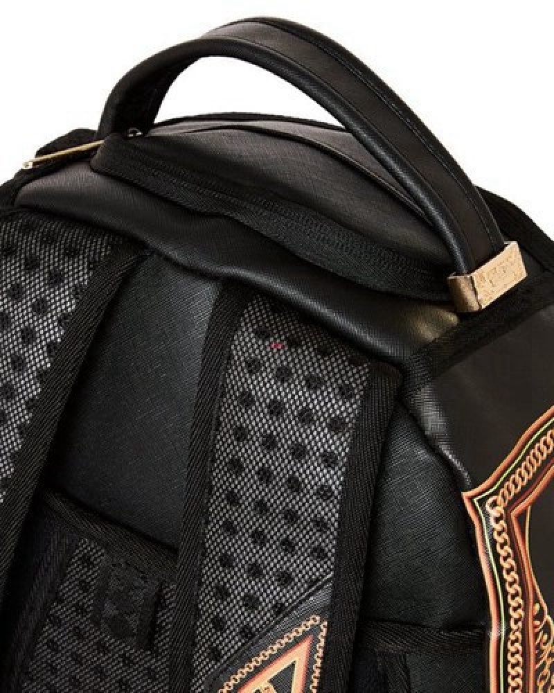 Black Sprayground Luck You (Dlxv) Backpacks | 07643-HFLU