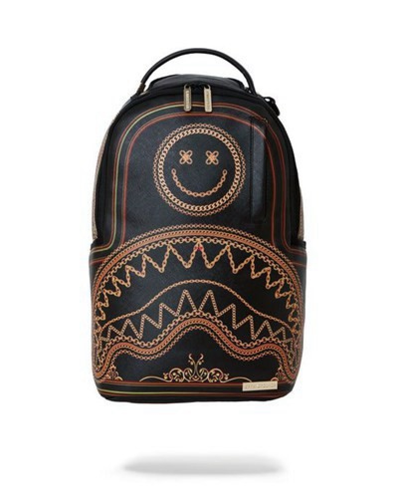 Black Sprayground Luck You (Dlxv) Backpacks | 07643-HFLU